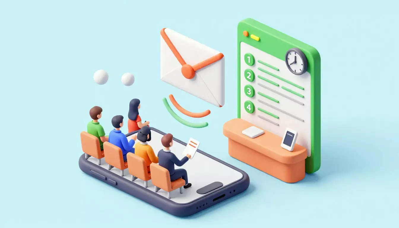SMS‑очередь в сервисных точках: меньше стресса для клиентов и персонала